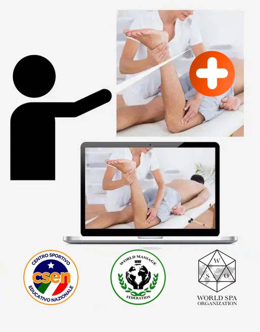 Percorso Online di Operatore Massaggio Sportivo PLUS approvato CSEN, WMF e WSO in Videoconferenza
