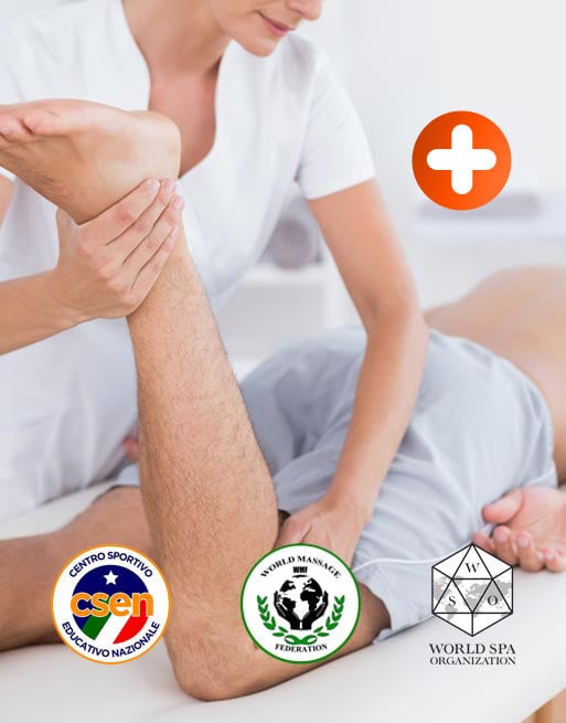 Percorso di Operatore Massaggio Sportivo PLUS approvato CSEN, WMF e WSO