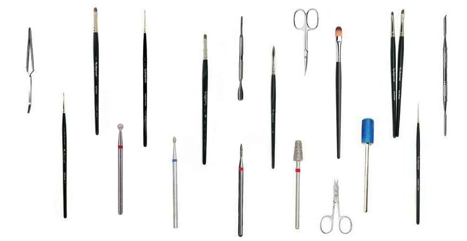 Kit per il Percorso Nail Specialist con pennello acrygel e spatola doppia