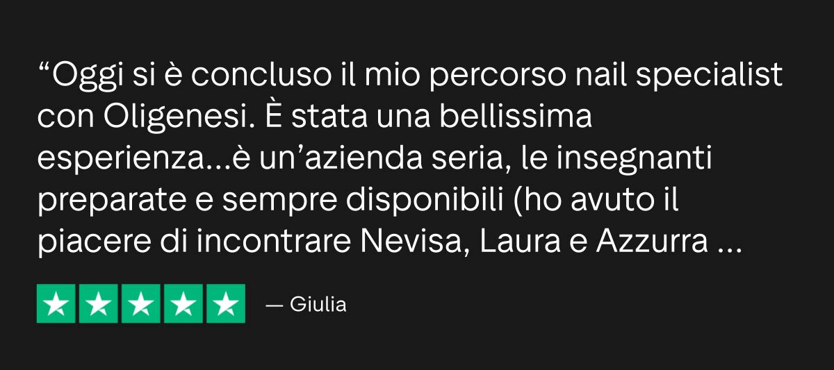 Testimonianza Nail Specialist