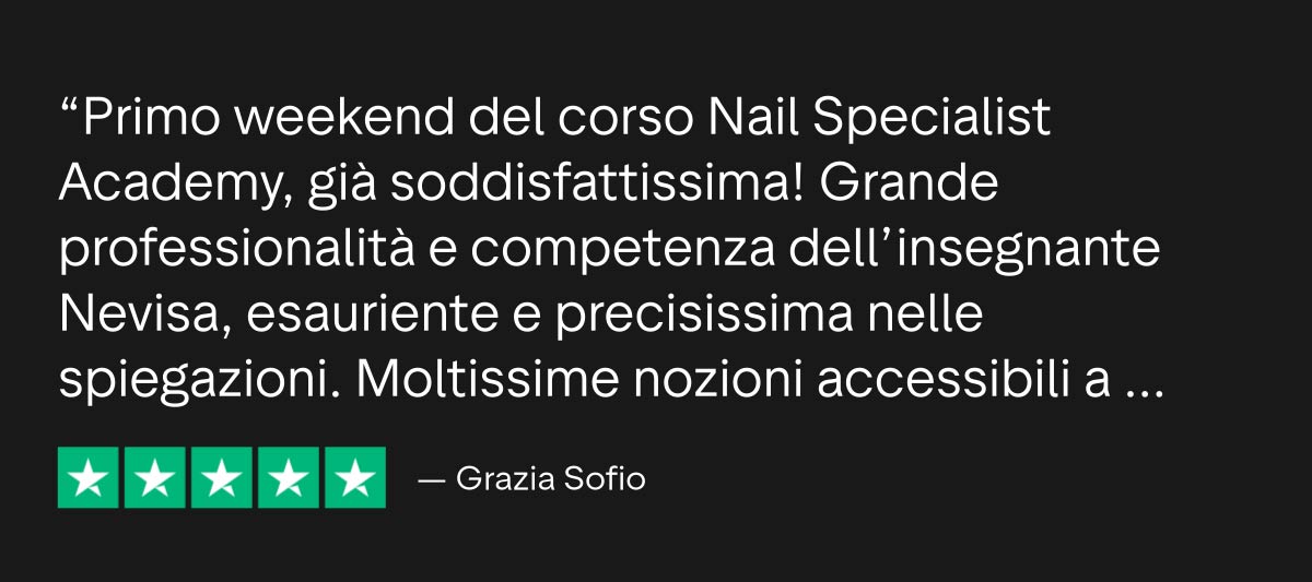Testimonianza Nail Specialist