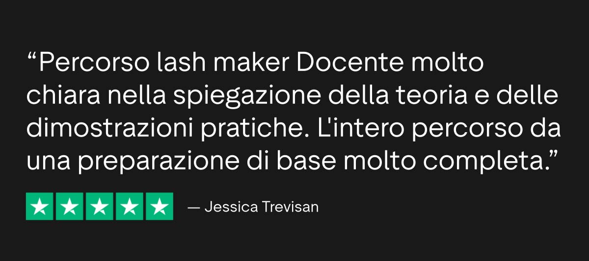 Testimonianza Percorso Lashmaker