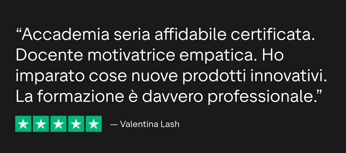 Testimonianza Percorso Lashmaker