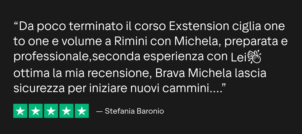 Testimonianza Percorso Lashmaker